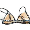 Shade & Shore  Animal Print NWT Size Medium Bikini Top Photo 2