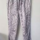 Jaanuu Scrubs Purple Python Print Set Photo 6