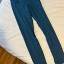 CRZ Yoga High Waisted Denim Blue Yoga Leggings  Photo 0