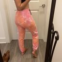 Lounge AR-33 Pink Tie Dye  Top & jogger set. S Photo 13