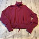 Sweaty Betty  Womens Melody Luxe Fleece Pullover Sweatshirt MEDIUM Amaranth Pink Photo 6