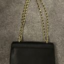 Tory Burch Black Leather Crossbody Purse Photo 1