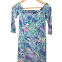 Lilly Pulitzer NWT  Laurana Off Shoulder Dress Celestial Seas Size XXS Photo 0