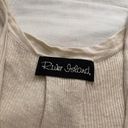 River Island  Beige Cream Ruched Draped Sweater Vest Cardigan size Small Photo 1