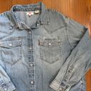 Levi’s Button Down Denim Top Photo 1