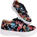 Aerosoles  Velvet Floral Platform Sneakers, Size 7 Photo 11