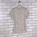 St. John  Geometric Print Short Sleeve Blouse Size S Photo 8