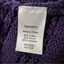 Coldwater Creek  women's size large 14-16 purple knit long cardigan Photo 4