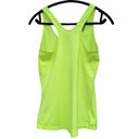 Nike  PRO Dri Fit Racerback Tank Neon Yellow Green Size Medium EUC Photo 1