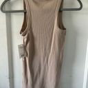 Brown Ribbed Top Size XS Photo 2