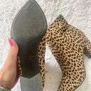 Guess The Cora Cheetah Print Bootie Size 7 Tan Black K255 Photo 3