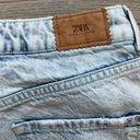 ZARA  z1975 Ripped Distressed Mom Jeans | Acid Vintage Light Wash | US 8 Photo 7