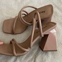 Abound 🎉 Austyn Tubular Strappy Block Heeled Sandal Tan Mocha Size 6 NEW Photo 7