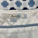 Boden Women's White with Light and Dark Blue Patterned Tweed Lined Skirt Size 8L Photo 7