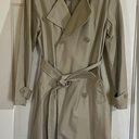 Gap VTG  Beige Khaki  100% Cotton Classic Trench Coat Jacket Size Medium Y2K Photo 0