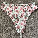 Zaful  Floral Print Bikini Set Light Pink High Rise Women’s Size 6 - 2 PIECE SET Photo 8