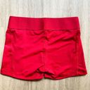 Adidas New  Womens Red 3” Long TF VB Athletic Workout Shorts Size S Gym Shorts Photo 4