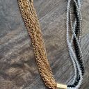 A New Day Beaded Tube Chain Necklace  Hematite Gold silver white black new Photo 34