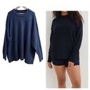 Aerie  Navy Blue Unreal Pull Over Cozy Soft Sweater Plus Size XXL Photo 2