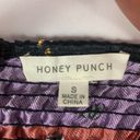 Honey Punch  Women's Floral Spaghetti Strap Crop Top Size Small Photo 3