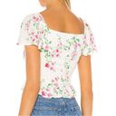 Majorelle REVOLVE  Women’s Woodbury Floral Flutter Sleeve Floral Top Pink Medium Photo 1