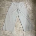 Elizabeth and James  Wide Leg drawstring Pants Oatmeal Beige Womens large spandex Photo 2