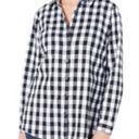 Joan Rivers  Pink Gingham Plaid Boyfriend 3/4 Sleeve Button Down Shirts Size 3X Photo 10