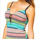 Bleu Rod Beattie  plunge neck tankini top. NWT Photo 2