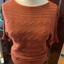 Dress Barn Size Small (Petite) milk chocolate brown  short sleeve knit blouse Photo 0