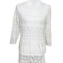 Ralph Lauren  Crochet Drawstring Swim Bathing Suit Cover Up Small White Size S Photo 0