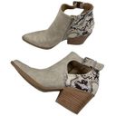 Seven Dials  Women’s Queenbury Zipup Animal Print Buckle Ankle Booties Photo 8