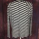 Rag and Bone Jean Camden Black & White Striped Long Sleeve Tee  Photo 2