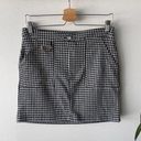 Iris  Y2k Houndstooth Mini Skirt Photo 0