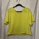 Z Supply Loose Open Back Wrap Shirt Short Sleeve Neon Women’s Size Small Photo 2