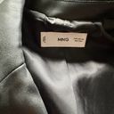 Mango Oversized Leather Blazer Photo 4