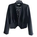  size medium | Daniel Rainn Womens Black Open Front Lined Jacket Bla Photo 0