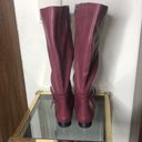 Comfortview burgundy Knee high boots size 8 Photo 2