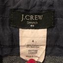 J.Crew  STRETCH Denim Pleated Midi Skirt Size4 Photo 3