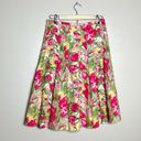 Talbots SALE!  Outlet Floral Pleated A-Line Skirt Size 4 EUC Photo 1