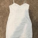 EXPRESS White Lace Mini Dress Photo 0