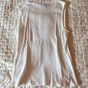 Karen Scott White Ribbed Sleeveless Tank Top Size Large Photo 1