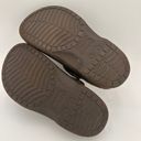 Crocs  Brown Baya Faux Fur Lined Mules Clogs Size M 4 / W 6 Photo 2