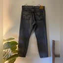 Levi's Wedgie Straight Break a Leg Gray Black Wash High Rise Jeans size 31 Photo 5