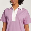 Everlane  The Organic Cotton Polo Dress in Lilac M NWT Photo 3