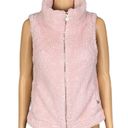 Tommy Hilfiger  pink, soft and cozy Sherpa fleece vest w/pockets. Size Small. EUC Photo 1