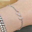 infinity Silver-tone Dainty  Bracelet Photo 2