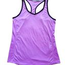 Nike  Shirt Women Medium Dri Fit Running Racerback Purple Athletic Top Gym Yoga Photo 3