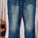 American Eagle  Jeans Kick Boot Size 8  distressed released frayed hem Crop Photo 0