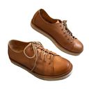 Kork-Ease  MARGARET Natural Leather Lace Up Loafer Size 7 Photo 1