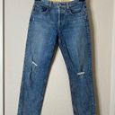 Rag and Bone  Rosa Mid-Rise Boyfriend Jeans North Star Wash Size 25 Distressed Photo 3